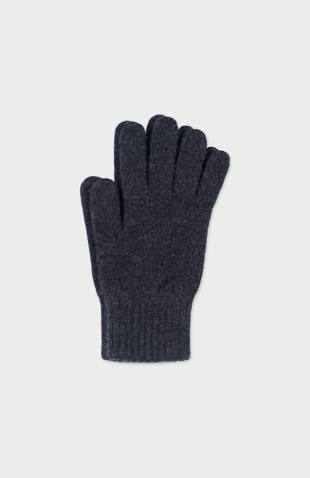 Charcoal Cashmere Gloves Made In England By Paul Jame