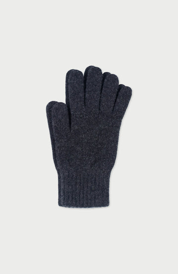 Charcoal Cashmere Gloves Made In England By Paul Jame