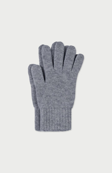 Grey Cashmere Gloves Made In England By Paul Jame