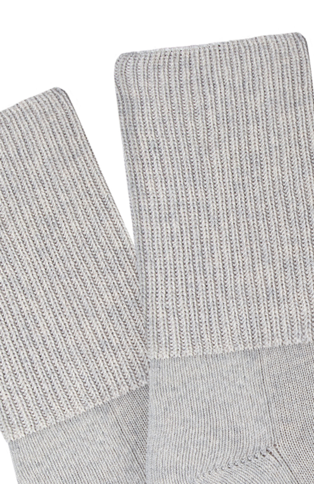 grey cashmere bed socks by Paul James