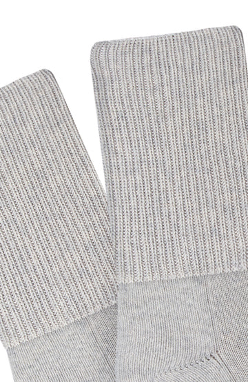 grey cashmere bed socks by Paul James