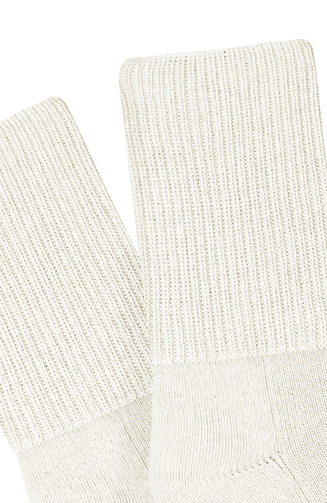 white cashmere bed socks by Paul James