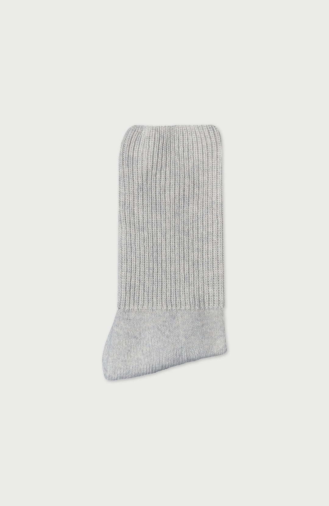 Grey Cashmere Cushion Sole Lounge Socks By Paul James