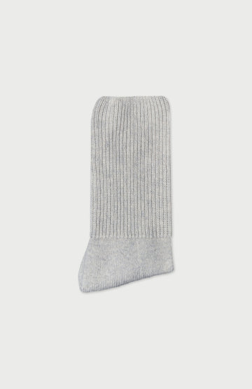 Grey Cashmere Cushion Sole Lounge Socks By Paul James