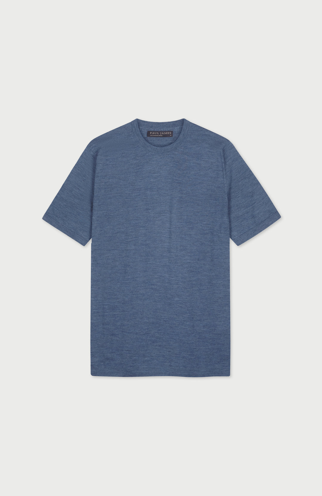 Mens Superfine Merino Wool Knitted T-Shirt