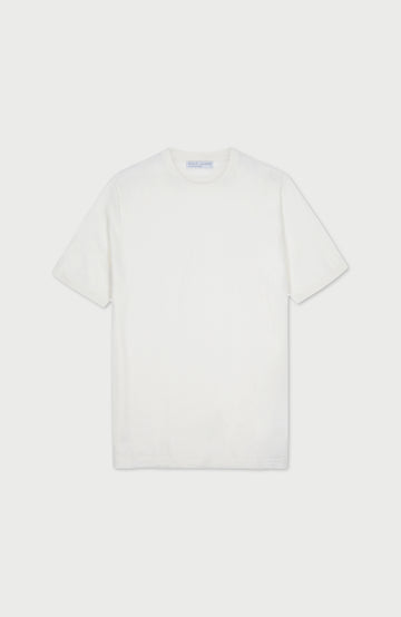 White merino wool t-shirt by paul james