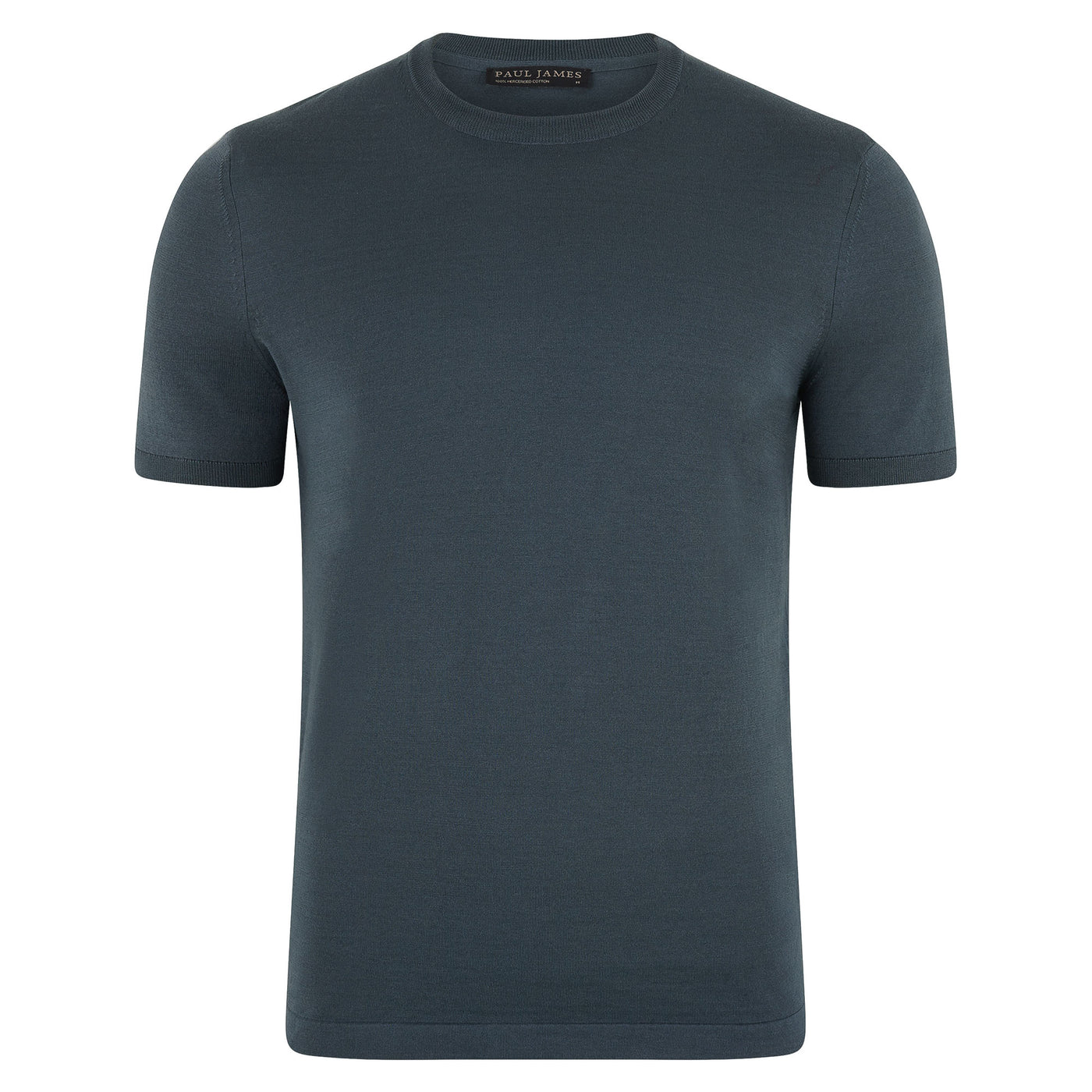Mens Superfine Mercerised Cotton Knitted T-Shirt – Paul James Knitwear
