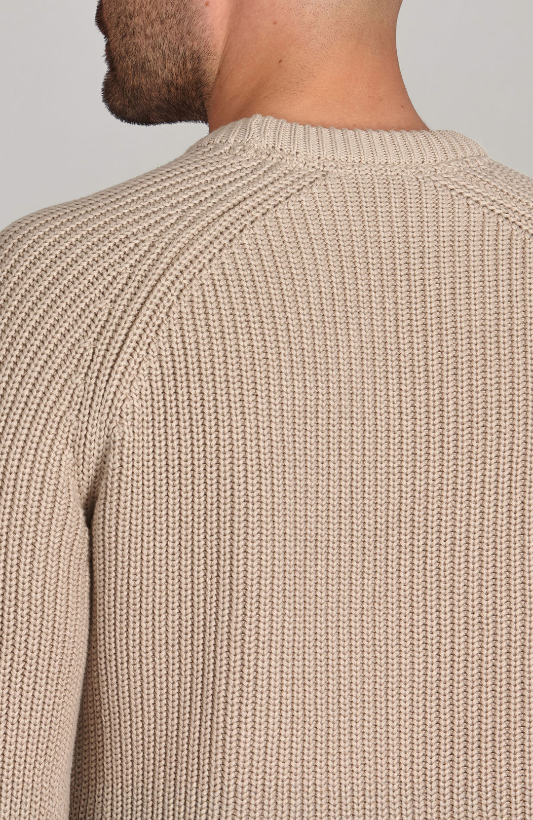 linen mens fisherman cotton jumper