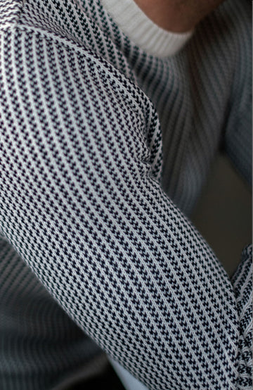 Men's ecru fisherman's jumper