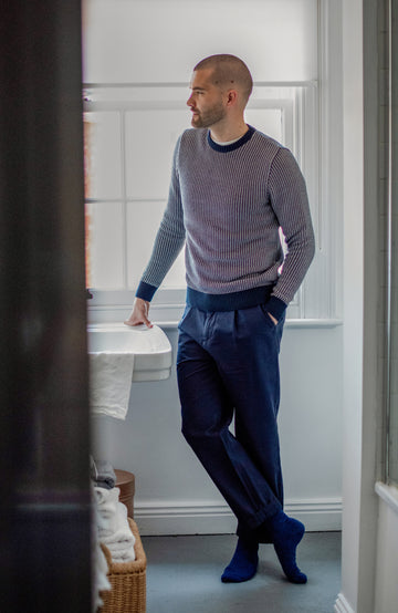 mens fisherman knits