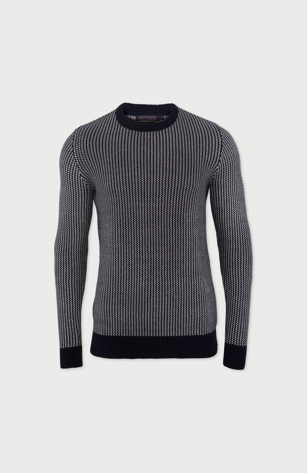 navy nordic mens fisherman jumper