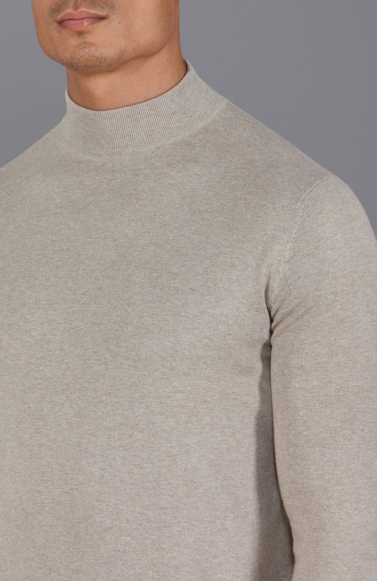 Maglia Termica Uomo Collo Alto Maniche Lunghe - Primo Strato Caldo Elasticizzato, Autunno Inverno, Tinta Unita