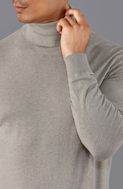 beige mens turtle neck sweater