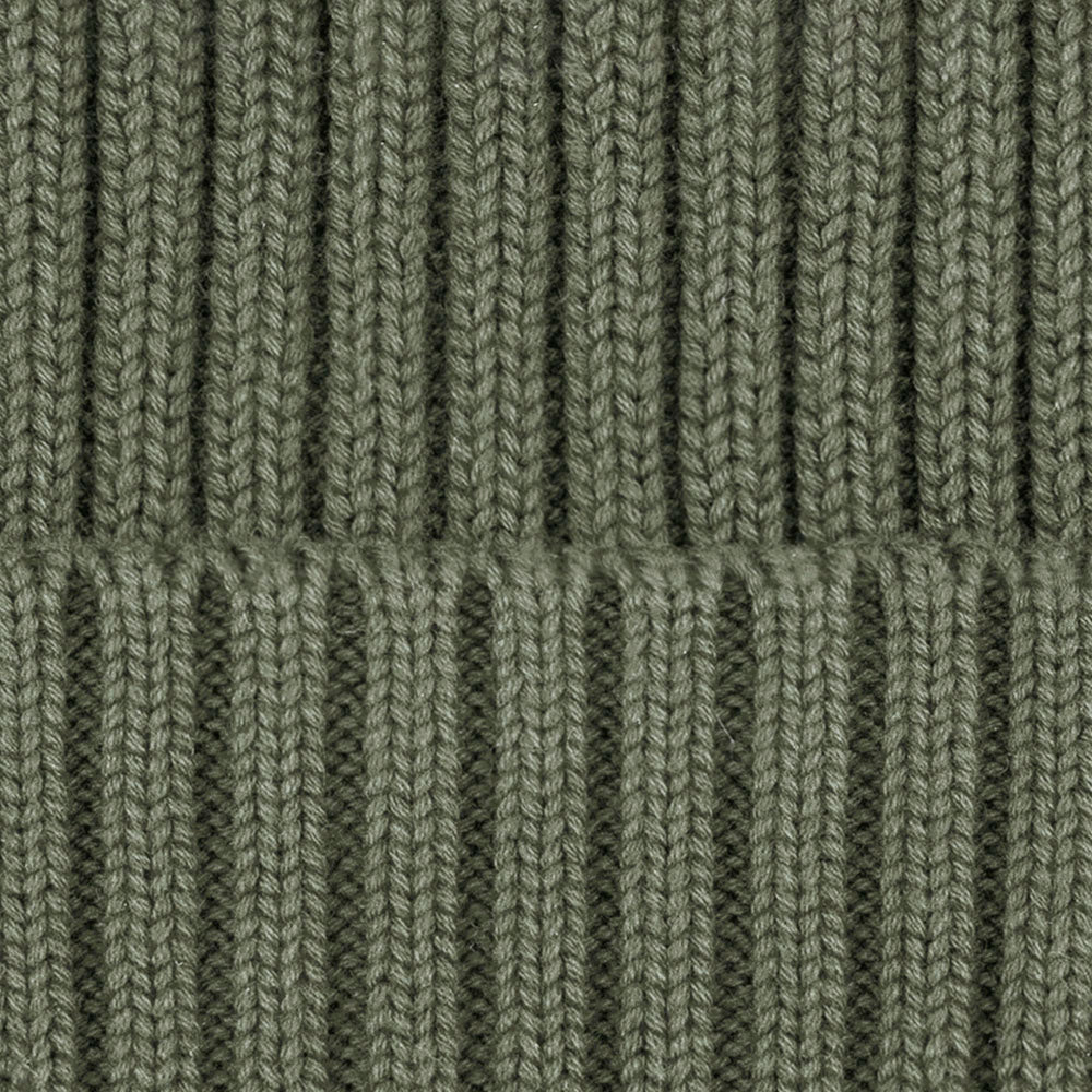 green mens cotton beanie hat