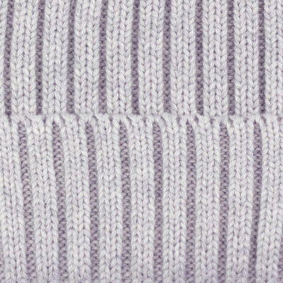 silver grey itch free cotton beanie hat