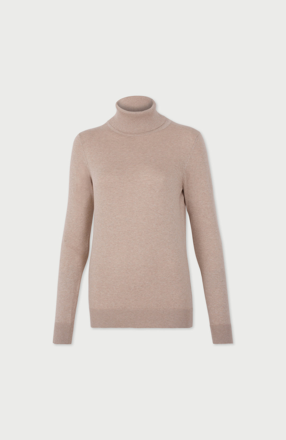 Sand Womens Cotton Roll Neck Jumper  By Paul James