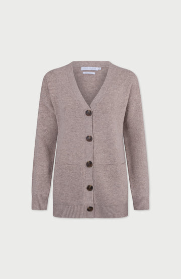 Cobble Womens Lambswool Cardigan By Paul James