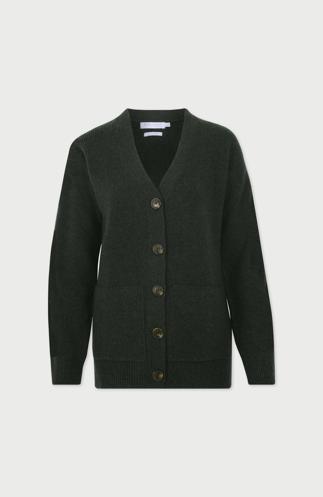 Seaweed Womens Lambswool Cardigan By Paul James