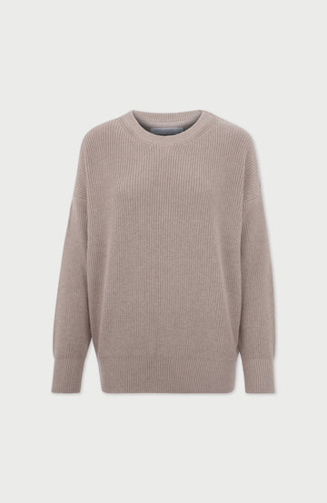 Fawn Womens Cotton Ribbed Jumper By Paul James