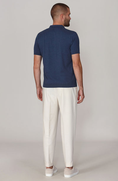 BLUE MENS POLO SHIRT