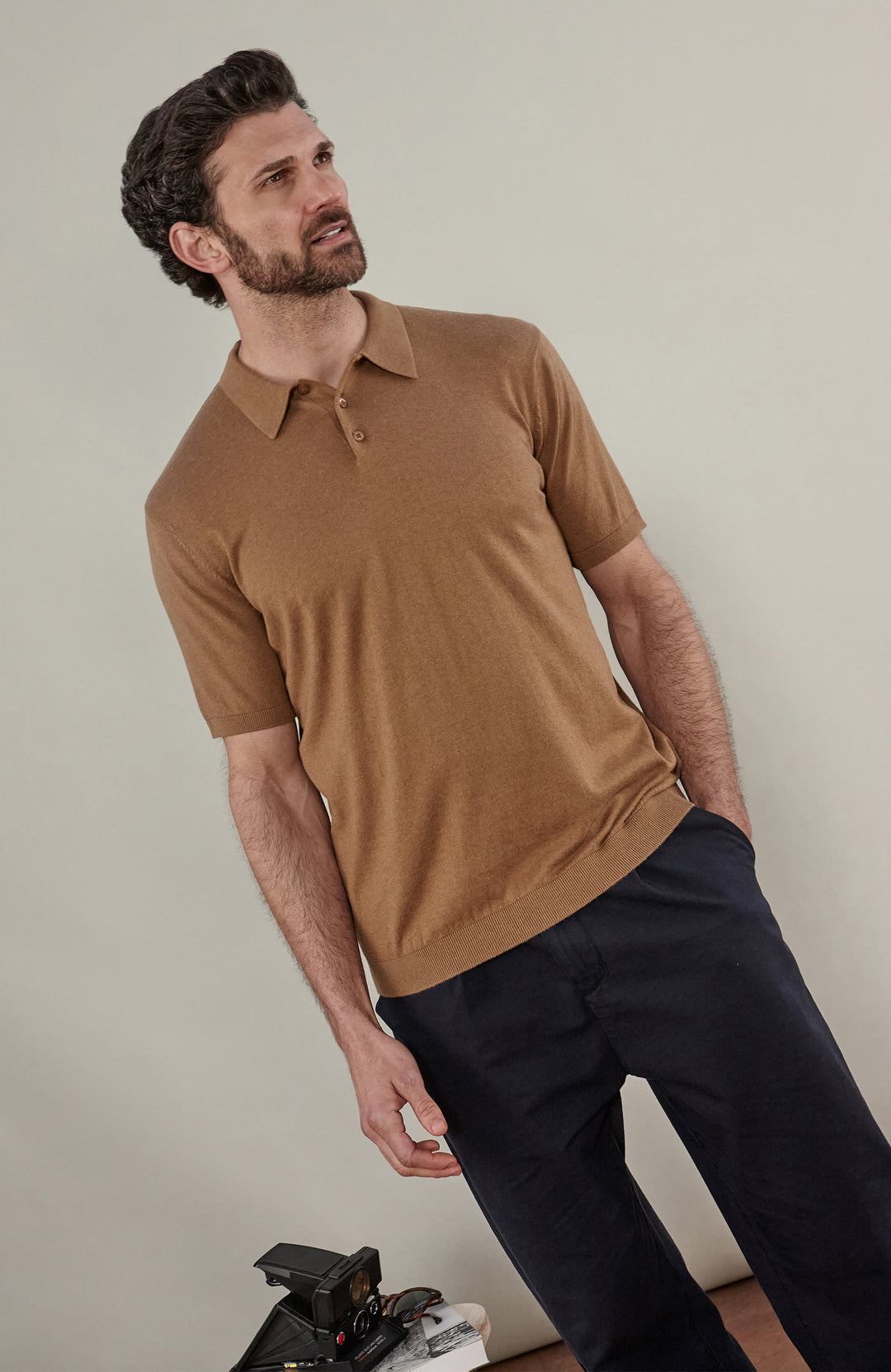 Mens Ultra Fine Cotton Short Sleeve Polo Shirt – Paul James Knitwear