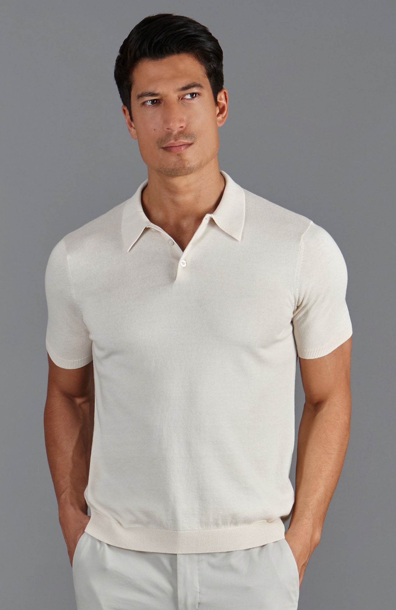 Mens Ultra Fine Cotton Short Sleeve Polo Shirt – Paul James Knitwear