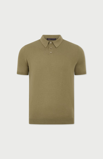 Mens Ultra Fine Cotton Short Sleeve Polo Shirt