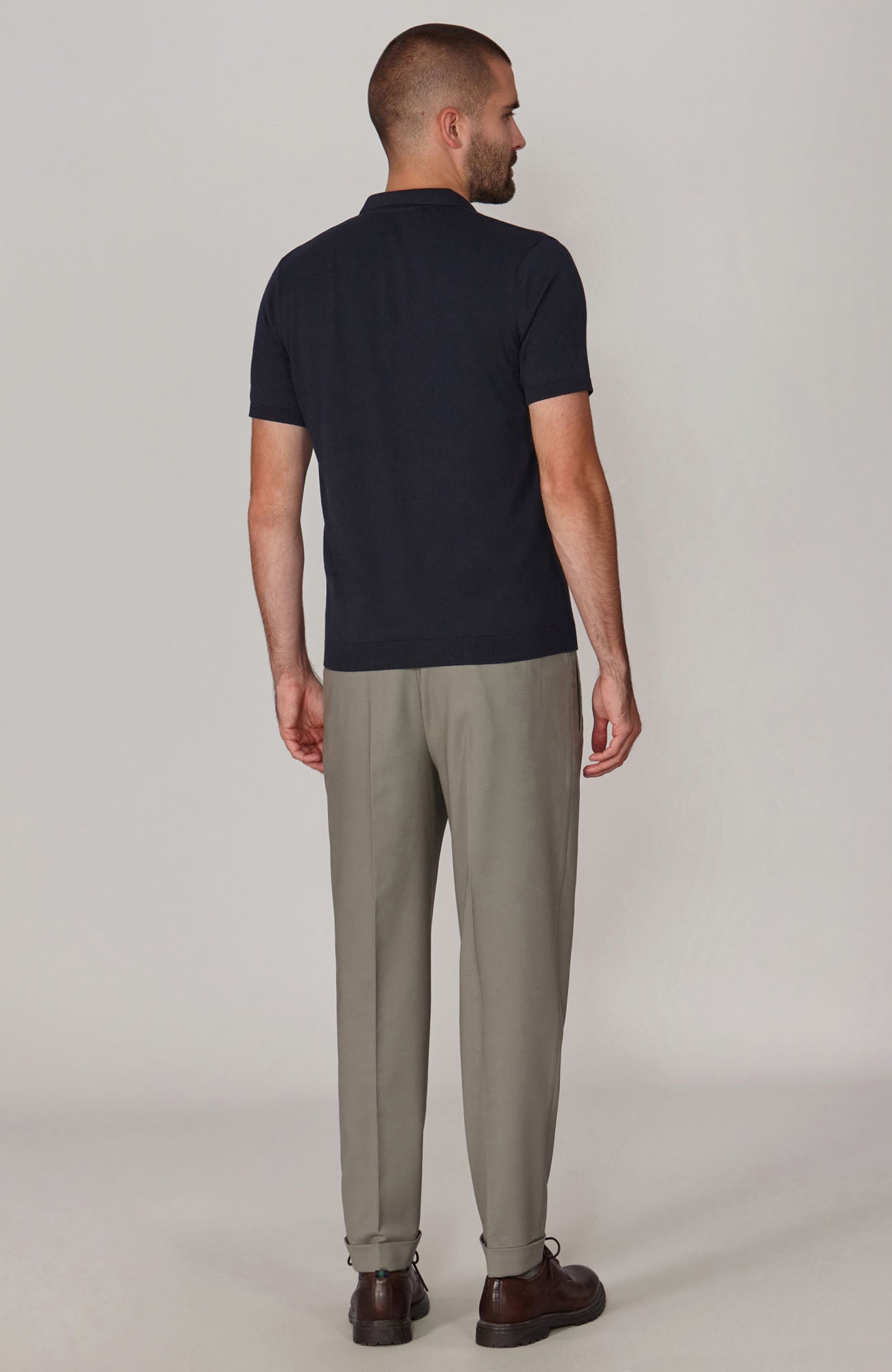 NAVY MENS POLO SHIRT