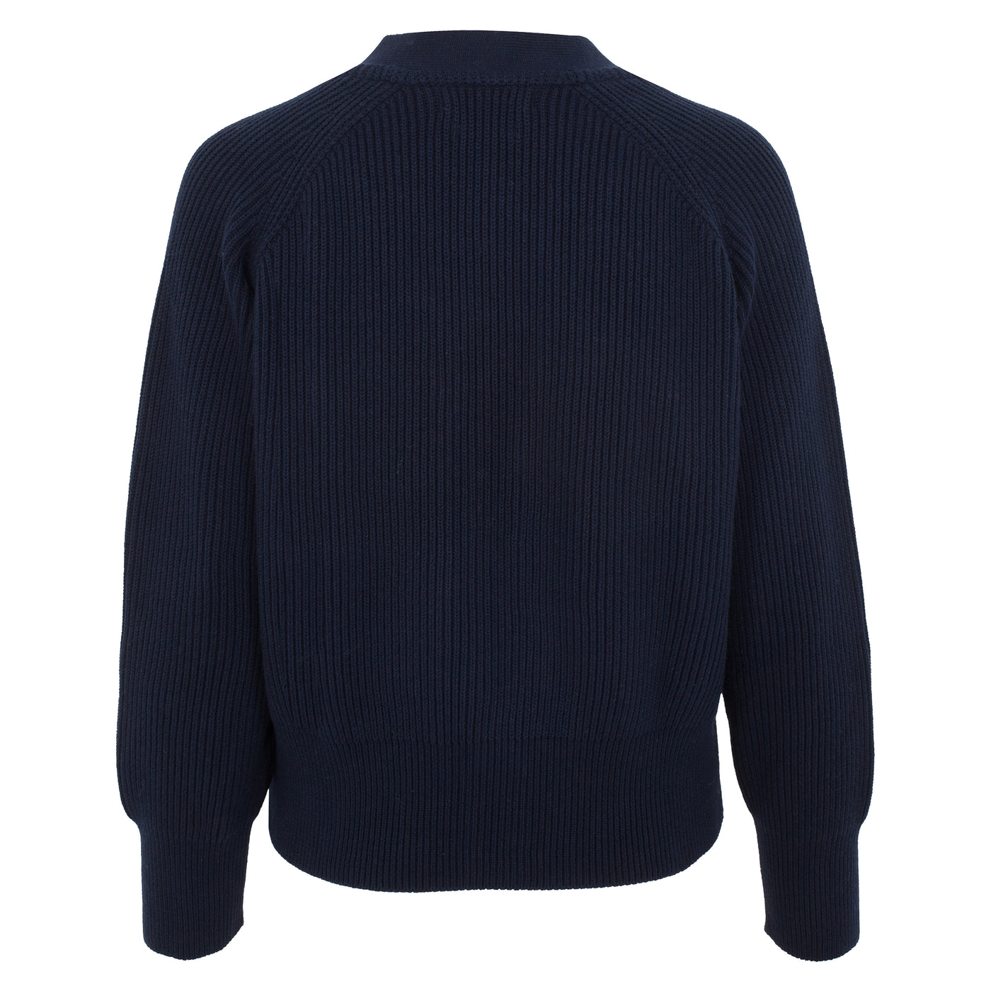 Womens 100% Cotton Oversized V Neck Ribbed Cardigan – Paul James Knitwear