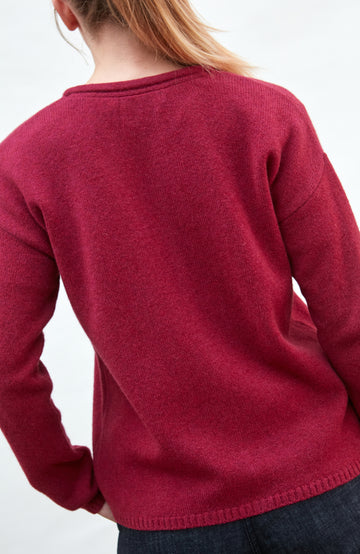 rosehip womens lambswool cardigan