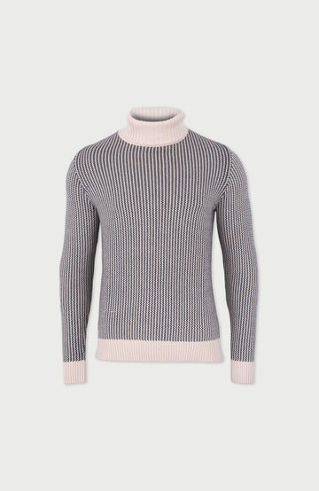 mens nordic fisherman jumper roll neck by paul james