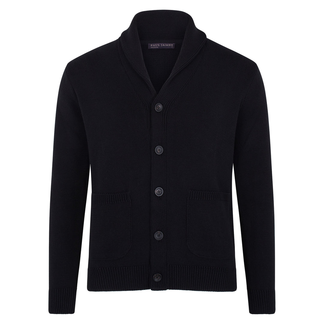 Shop Men's Cotton Shawl Collar Cardigan: Effortless Layering Piece