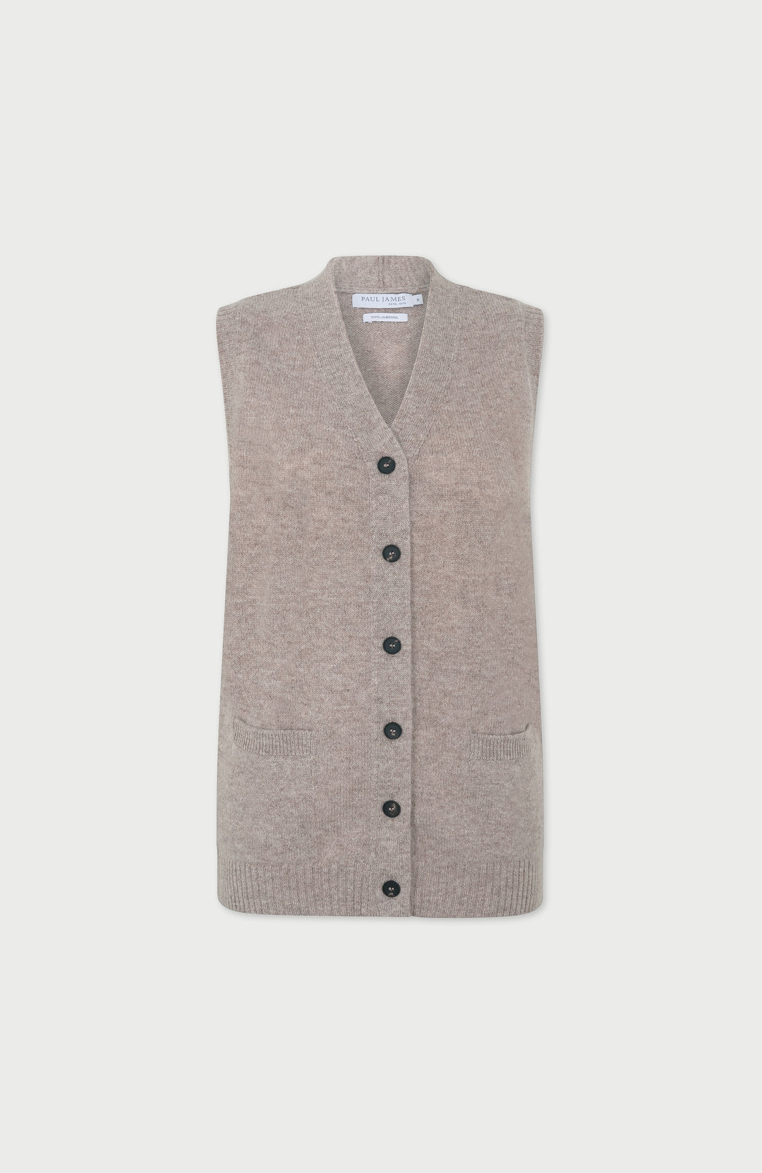 Cobble Womens Lambswool Waistcoat By Paul James