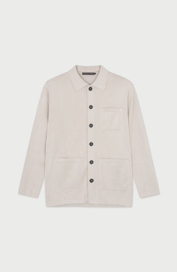 Birch Mens Cotton Workshirt By Paul James Knitwear