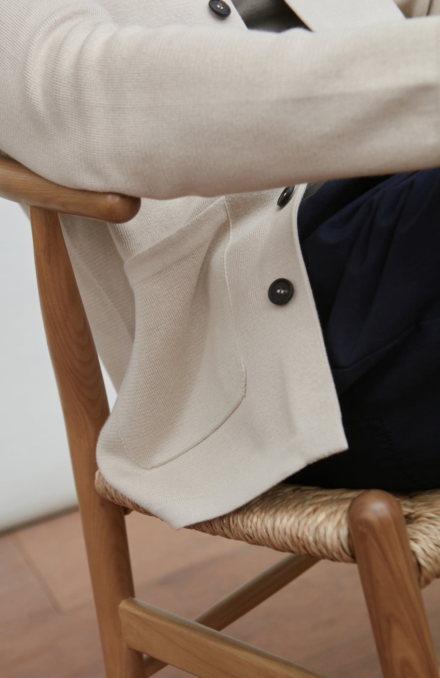 light beige mens overshirt