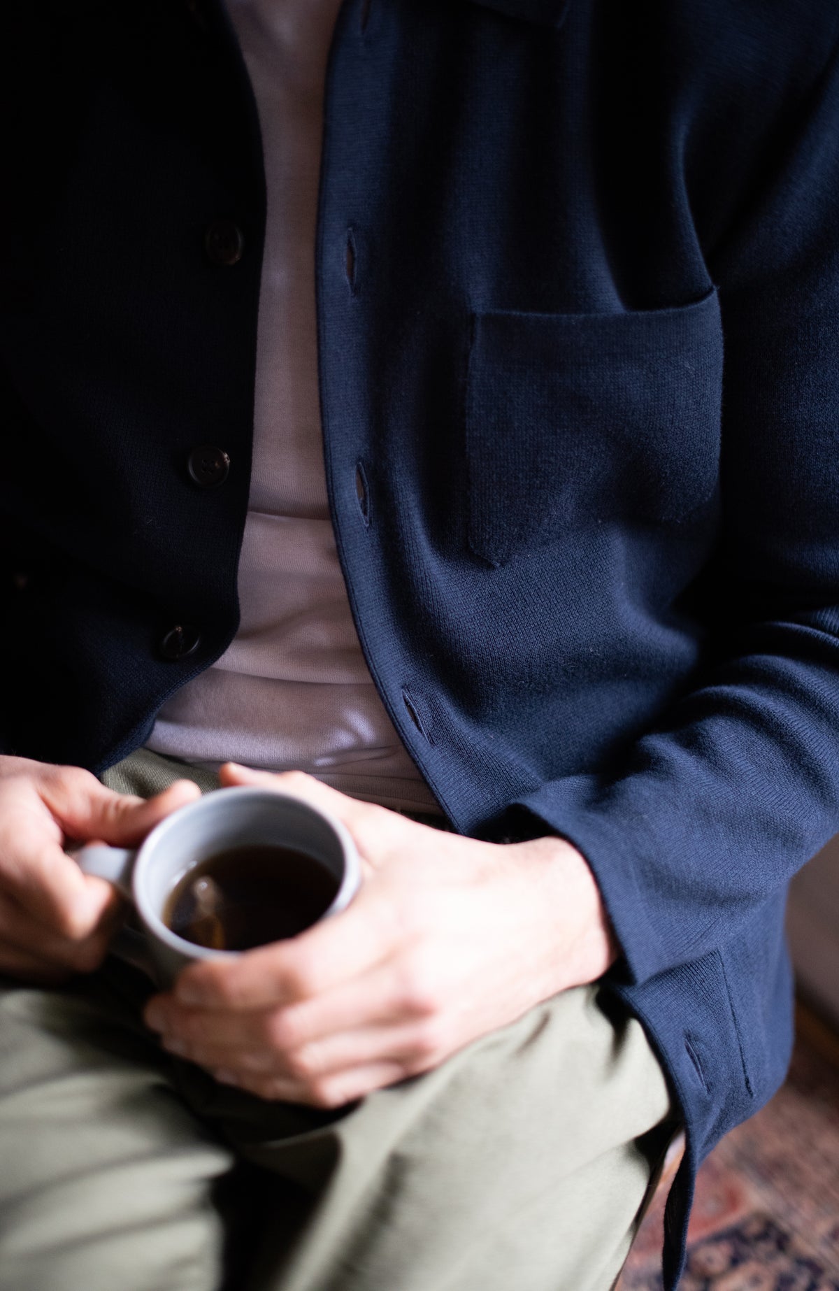 Mens Midweight Cotton Work Shirt - Feature 2