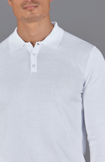 white mens polo shirt