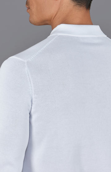 white mens polo shirt