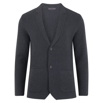 Dekonstruierter Herren-Strickblazer aus 100 % Baumwolle