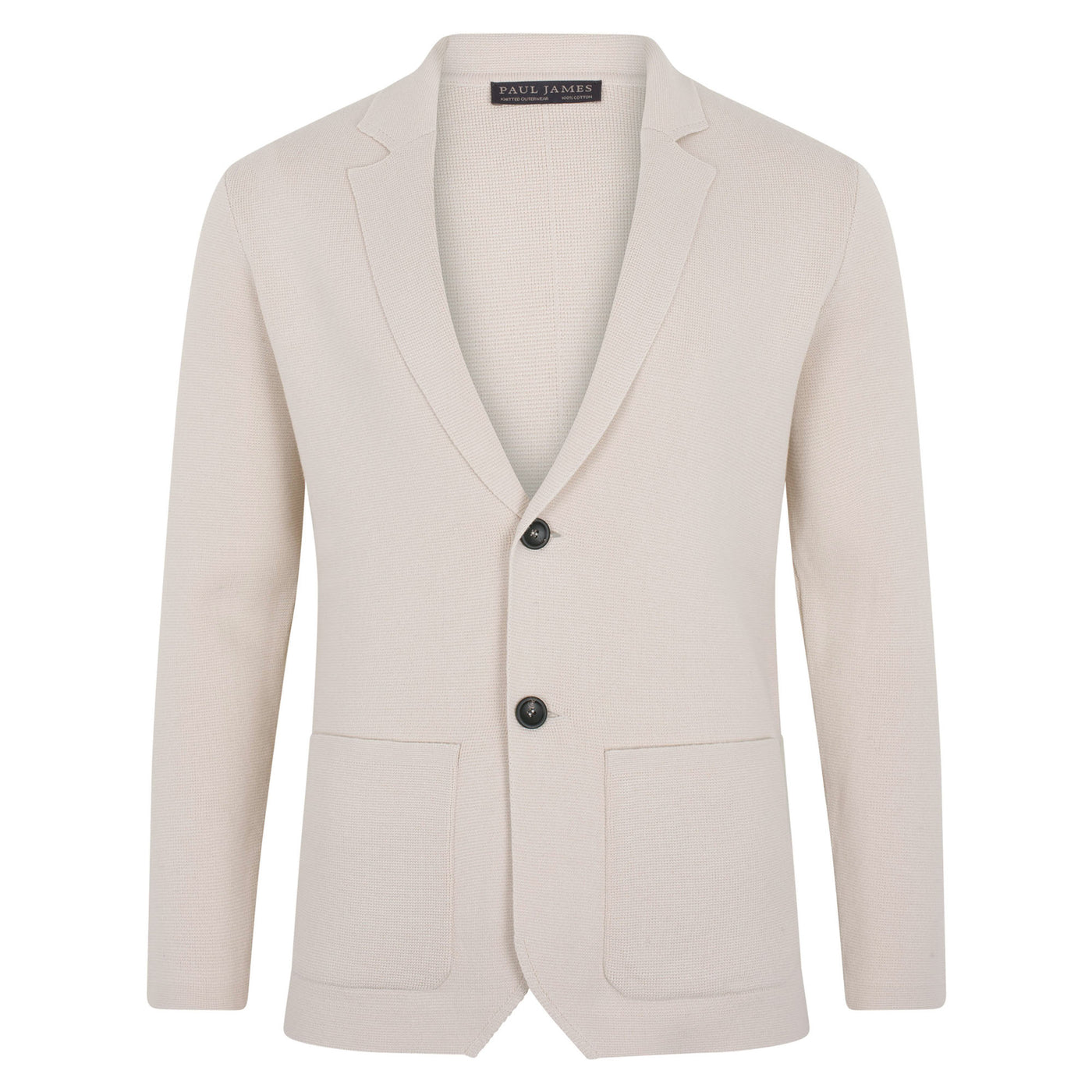 off white mens unstructured knitted blazer