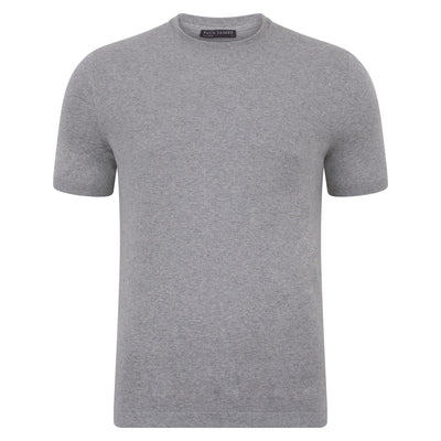 grey mens knitted t-shirt
