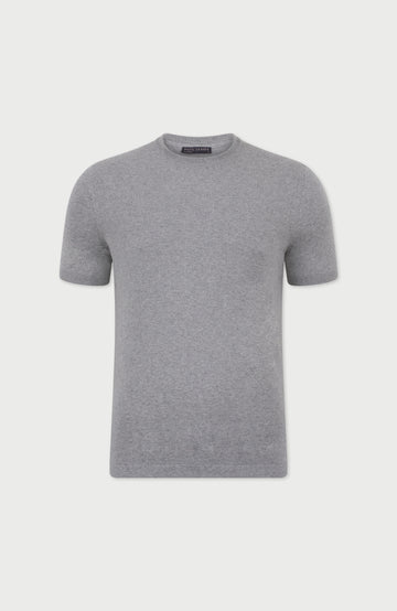 Mens Ultra Fine Cotton Knitted T-Shirt