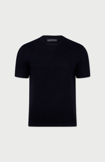 Mens Ultra Fine Cotton Knitted T-Shirt