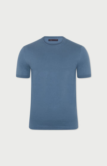 Mens Ultra Fine Cotton Knitted T-Shirt