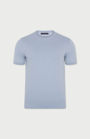 Mens Ultra Fine Cotton Knitted T-Shirt