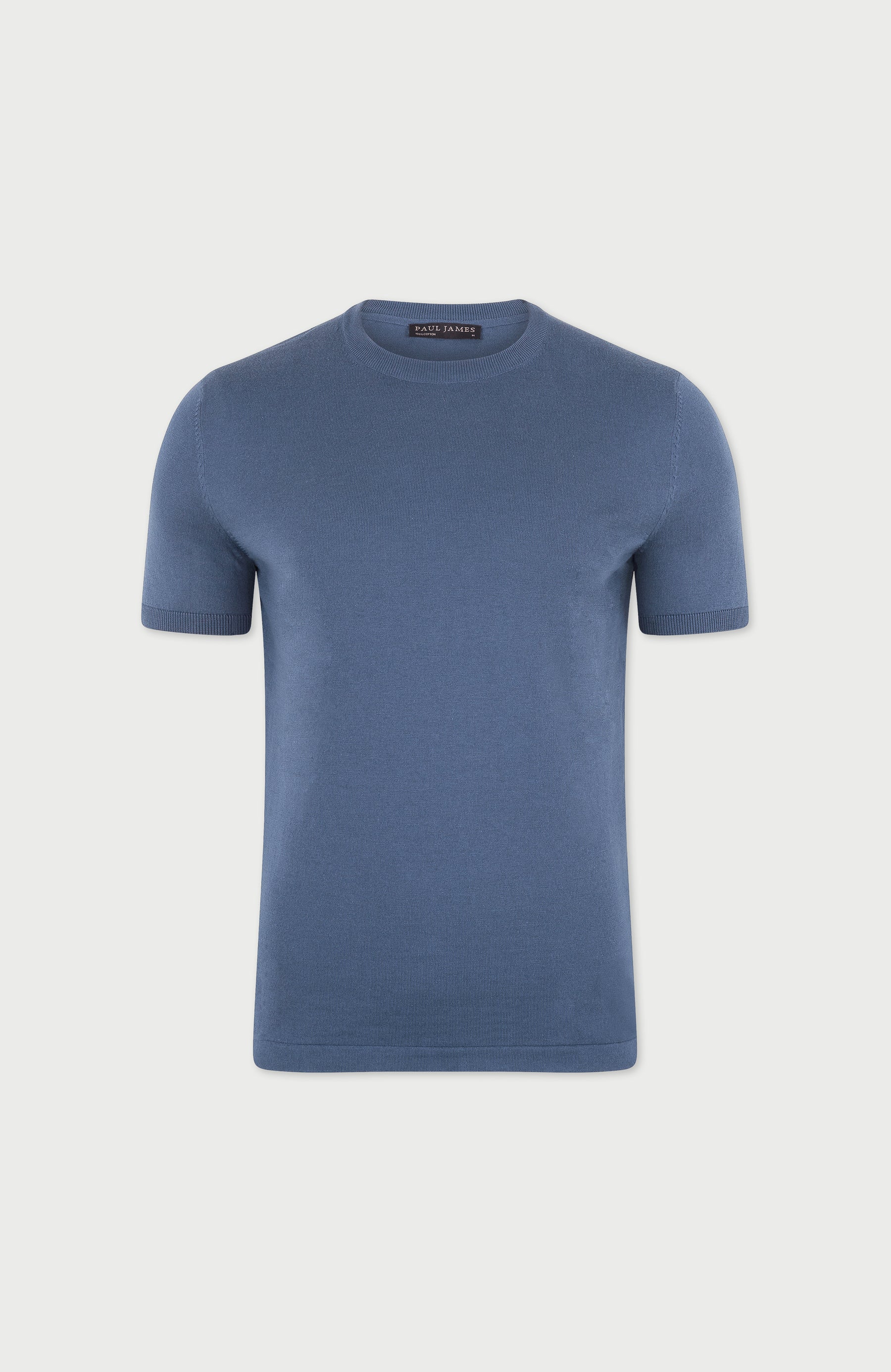 Mens Ultra Fine Cotton Knitted T-Shirt