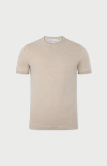 Mens Ultra Fine Cotton Knitted T-Shirt