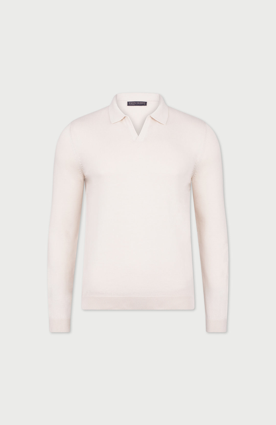 Mens Lightweight Cotton Buttonless Polo Shirt