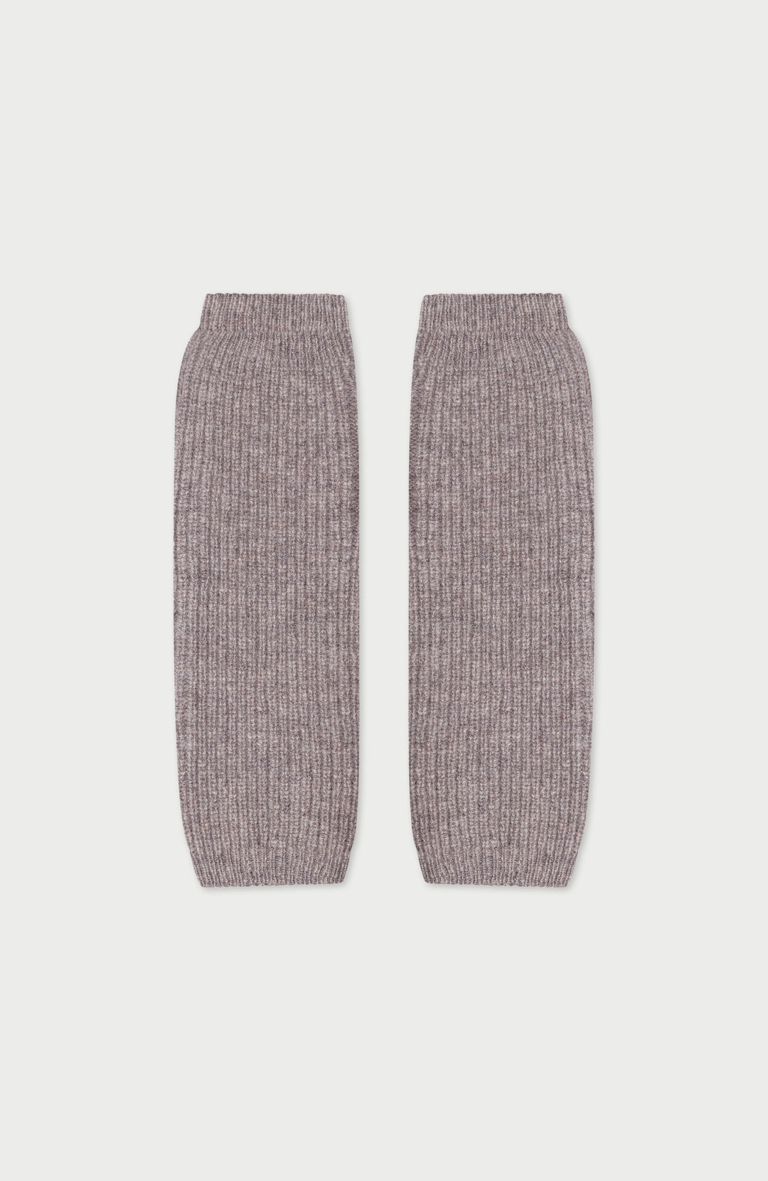 Womens Lambswool Ribbed Arm Warmers