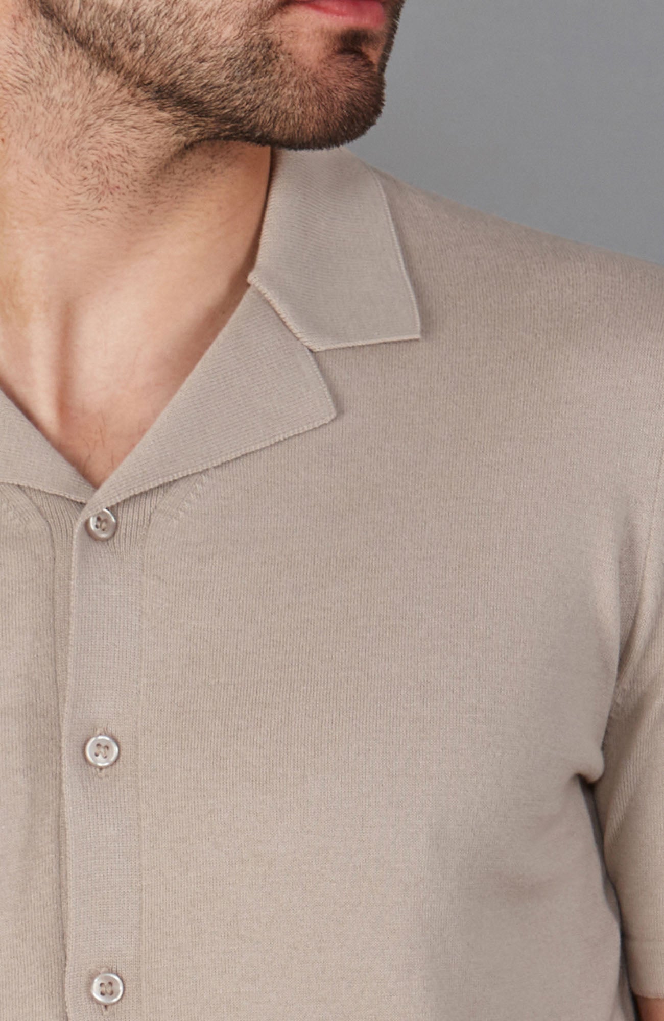 linen mens cuban collar shirt